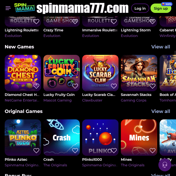 Spinmama – Startseite: Neu, Originale