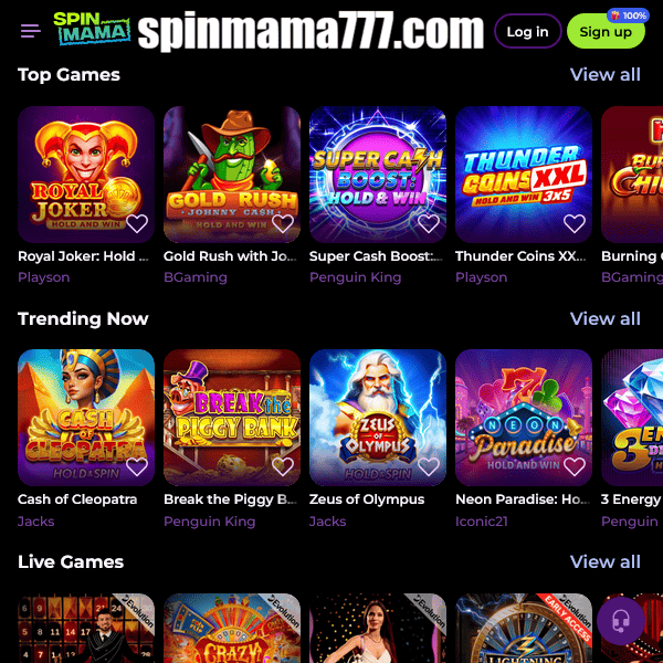 Spinmama – Startseite: Top und Trends